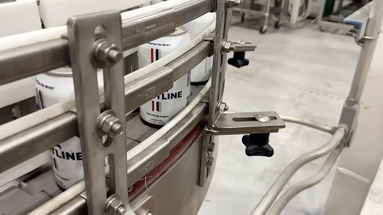 Frontline cans fresh off the line in Columbia